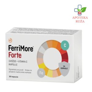 Ferrimore Forte (gvožđe pirofosfat 30mg + vitamin C 60mg) 30 kapsula