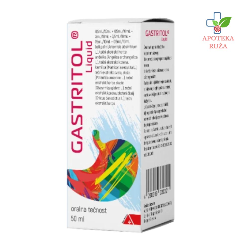Gastritol za bolje varenje, protiv gasova i nadutosti oralni rastvor 50ml