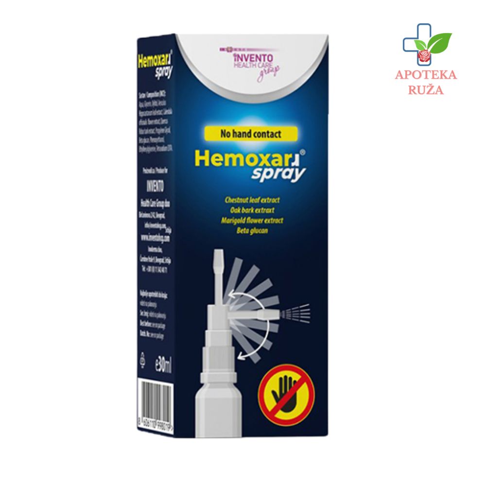 Hemoxarr sprej protiv unutrašnjih i spoljašnjih hemoroida 30ml