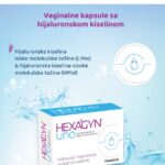 Hexagyn Uno vaginalete protiv vaginalne suvoće sa hijaluronskom kiselinom 10 vaginalnih kapsula