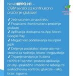 Hippo H1 CGM senzor za kontinuirano praćenje šećera u krvi