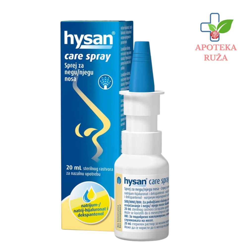 Hysan Care sprej za nos 20ml