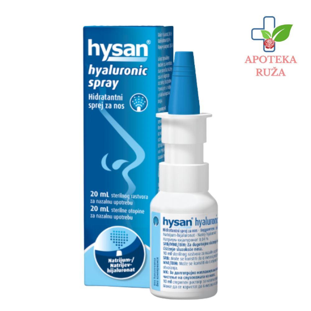 Hysan Hyaluronic sprej za nos 20ml