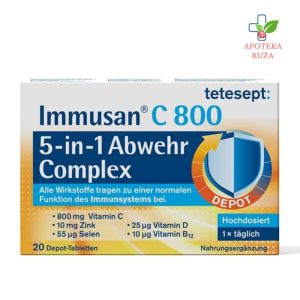 Immusan C 800 za imunitet 5u1 20 tableta