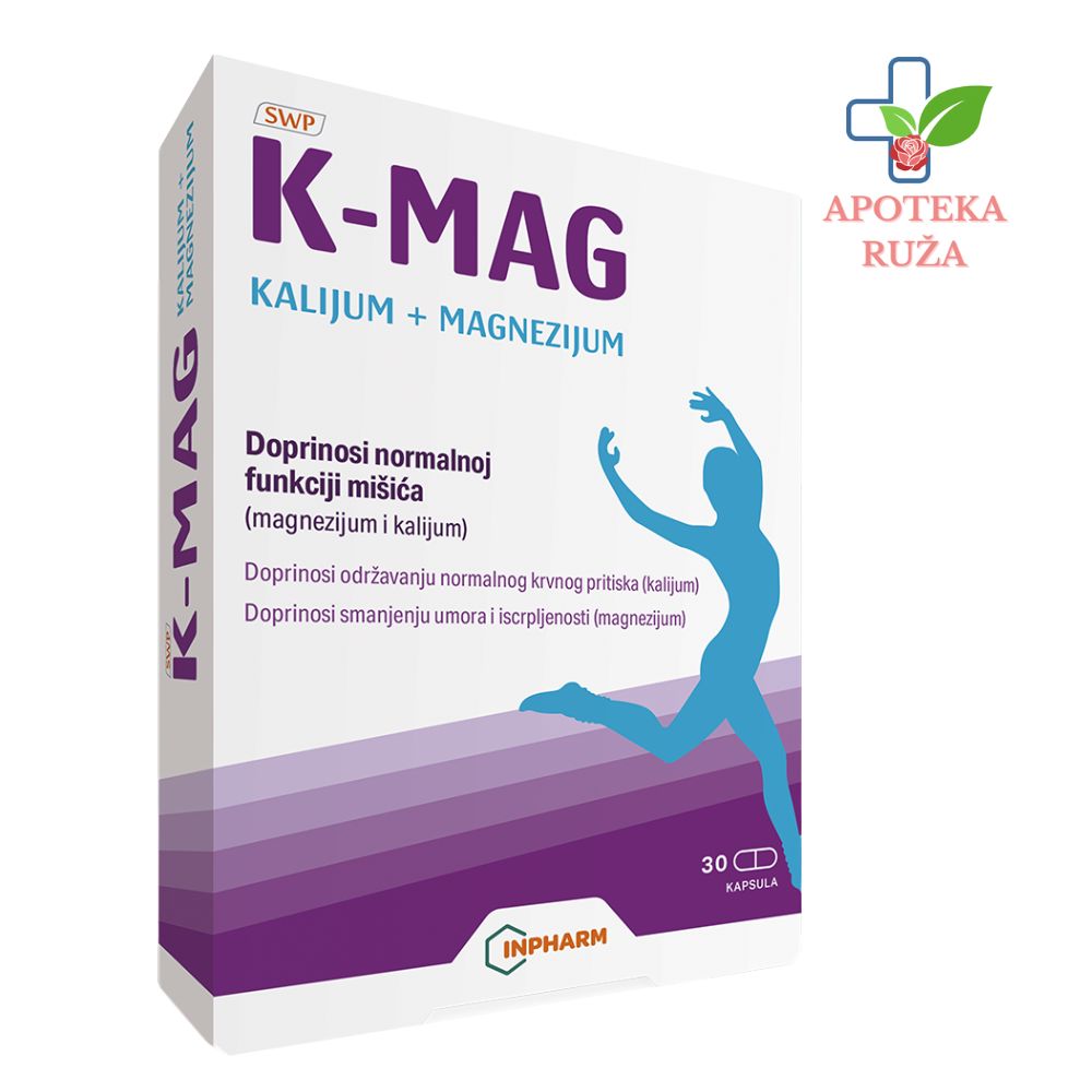 K-MAG kalijum i magnezijum 30 kapsula