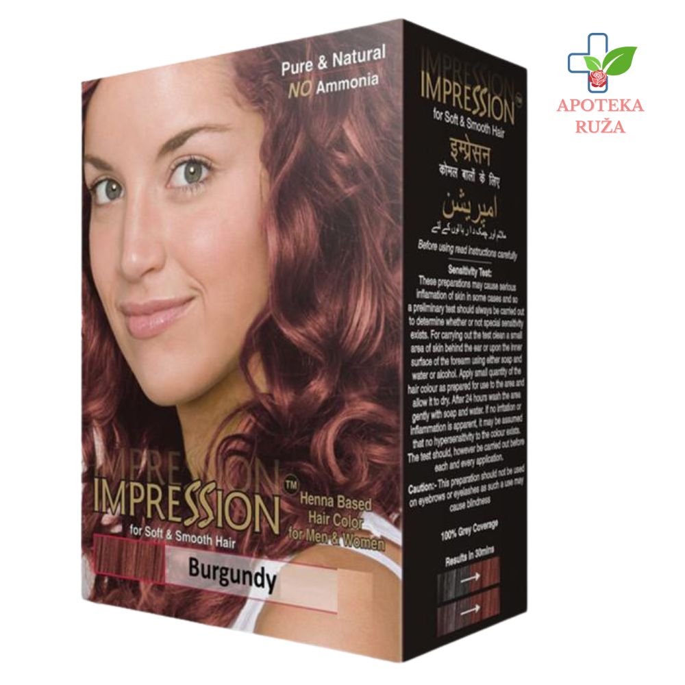 Kana za kosu (Burgundy) Impression 6 kesica