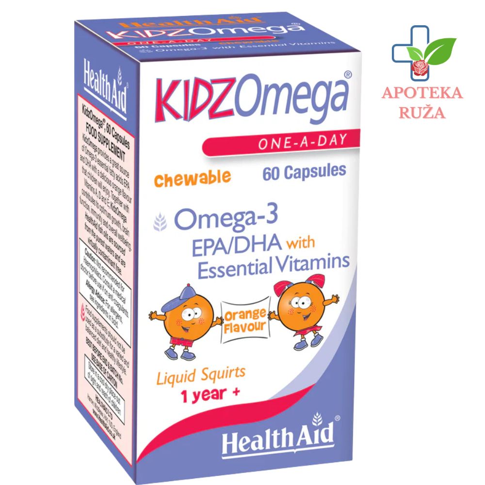 KidzOmega za imunitet dece 60 kapsula HealthAid