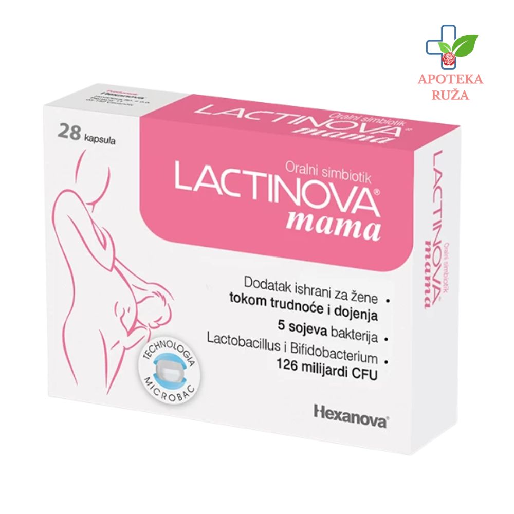 Lactinova mama probiotik za trudnice 28 kapsula