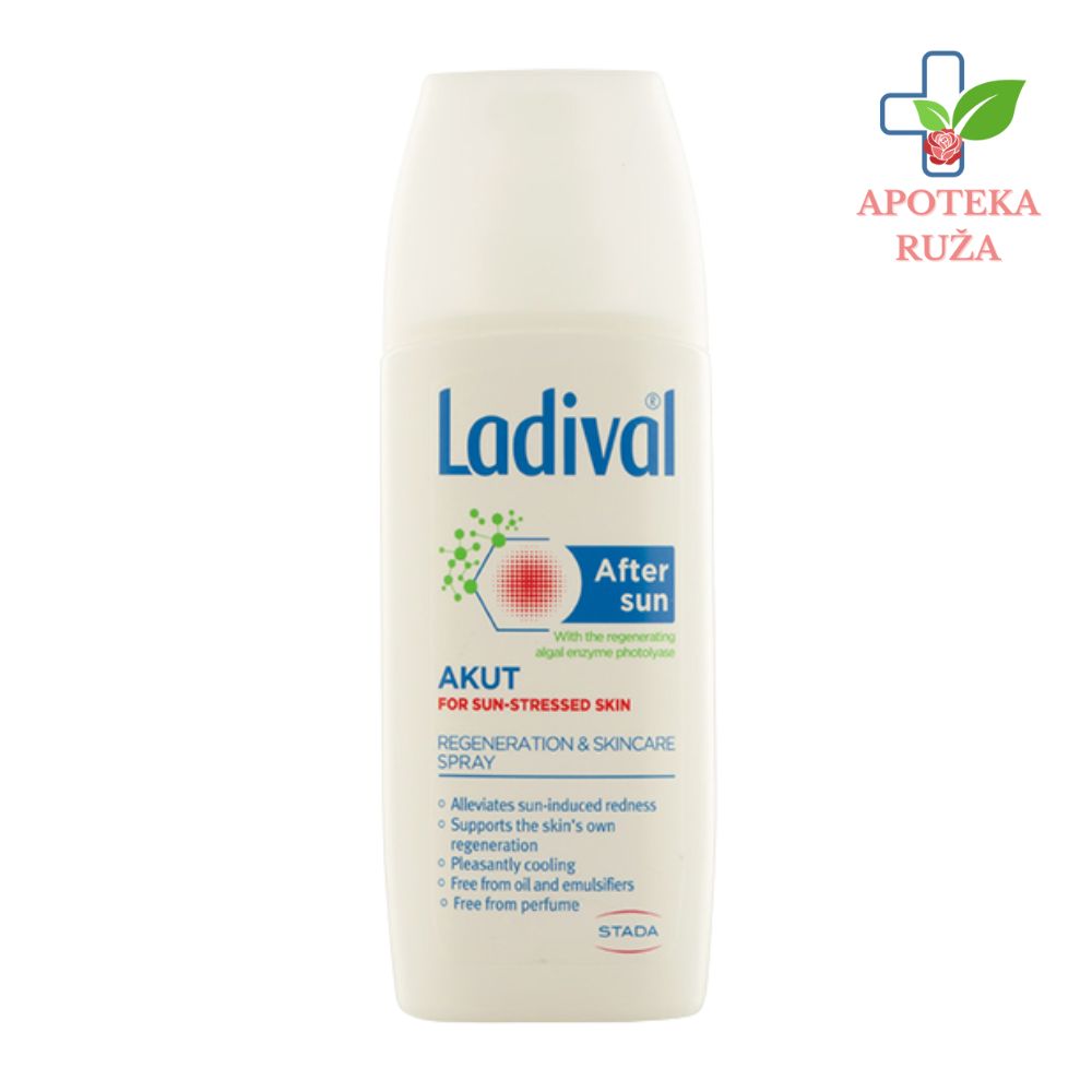Ladival za regeneraciju kože posle sunčanja umirujući fluid u spreju 150ml