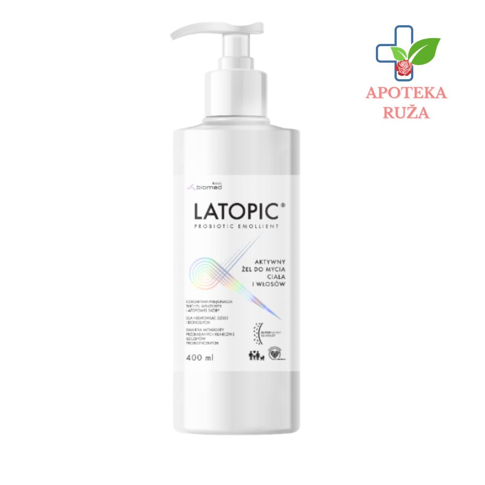 Latopic gel kupka za kosu i telo 400ml