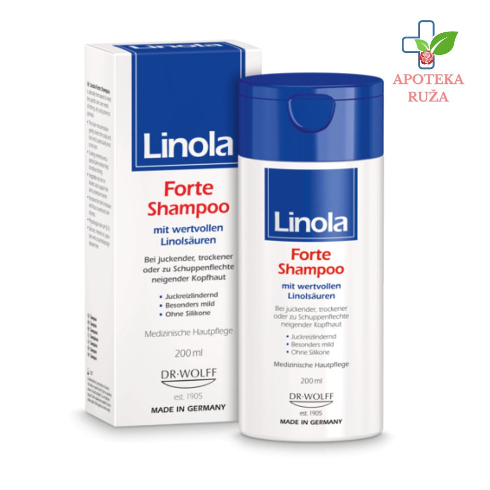 Linola Forte šampon za suvo vlasište, sklono perutanju i psorijazi 200ml