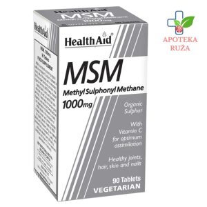 MSM (Metilsulfnilmetan) protiv bolova u kostima i zglobovima 1000mg 90 tableta HealthAid