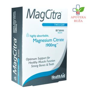 Magcitra - magnezijum citrat 1900mg 60 tableta HealthAid