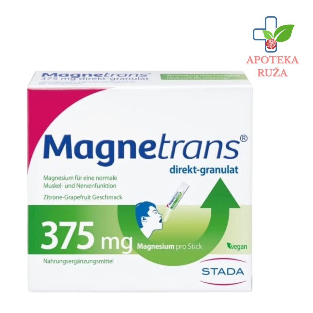 Magnetrans 375 mg – magnezijum 20 direkt kesica