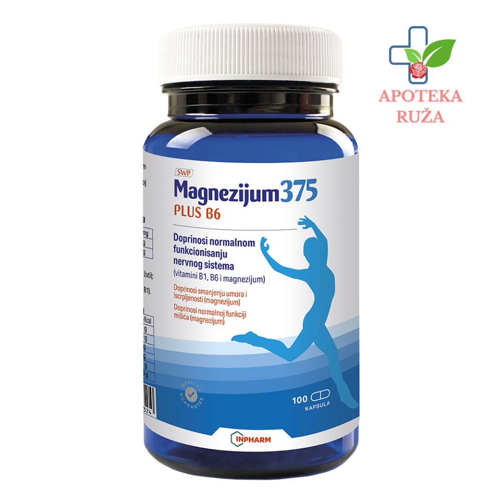 Magnezijum 375 Plus – magnezijum 100 kapsula