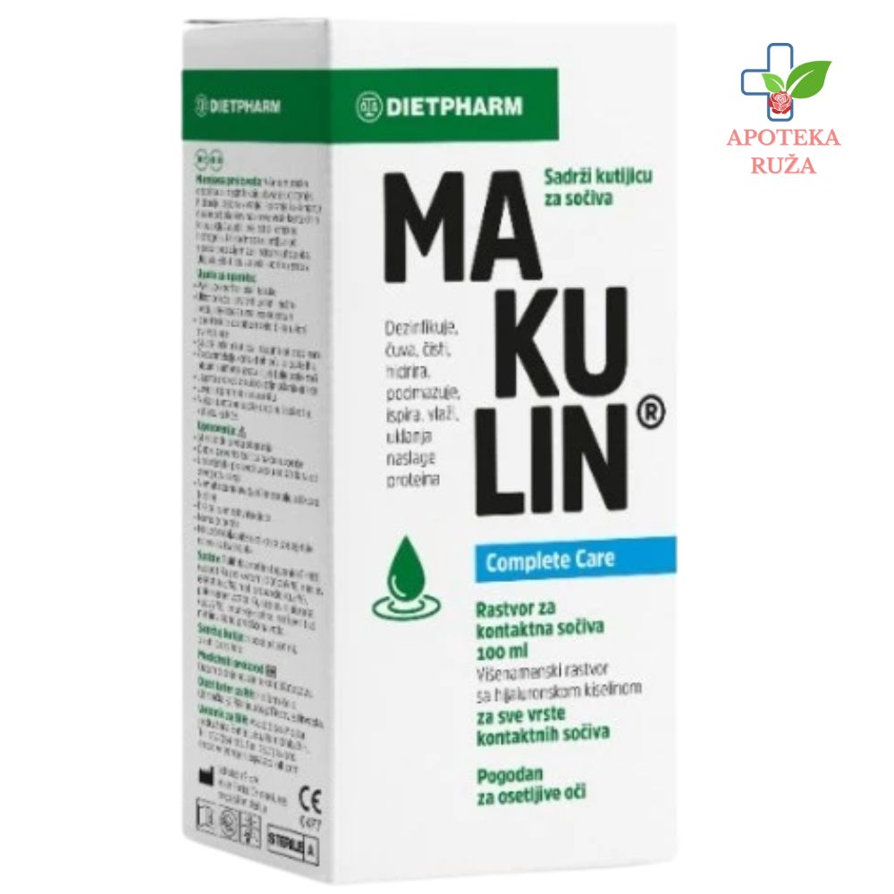 Makulin Complete Care rastvor za održavanje svih vrsta kontaktnih sočiva 100ml