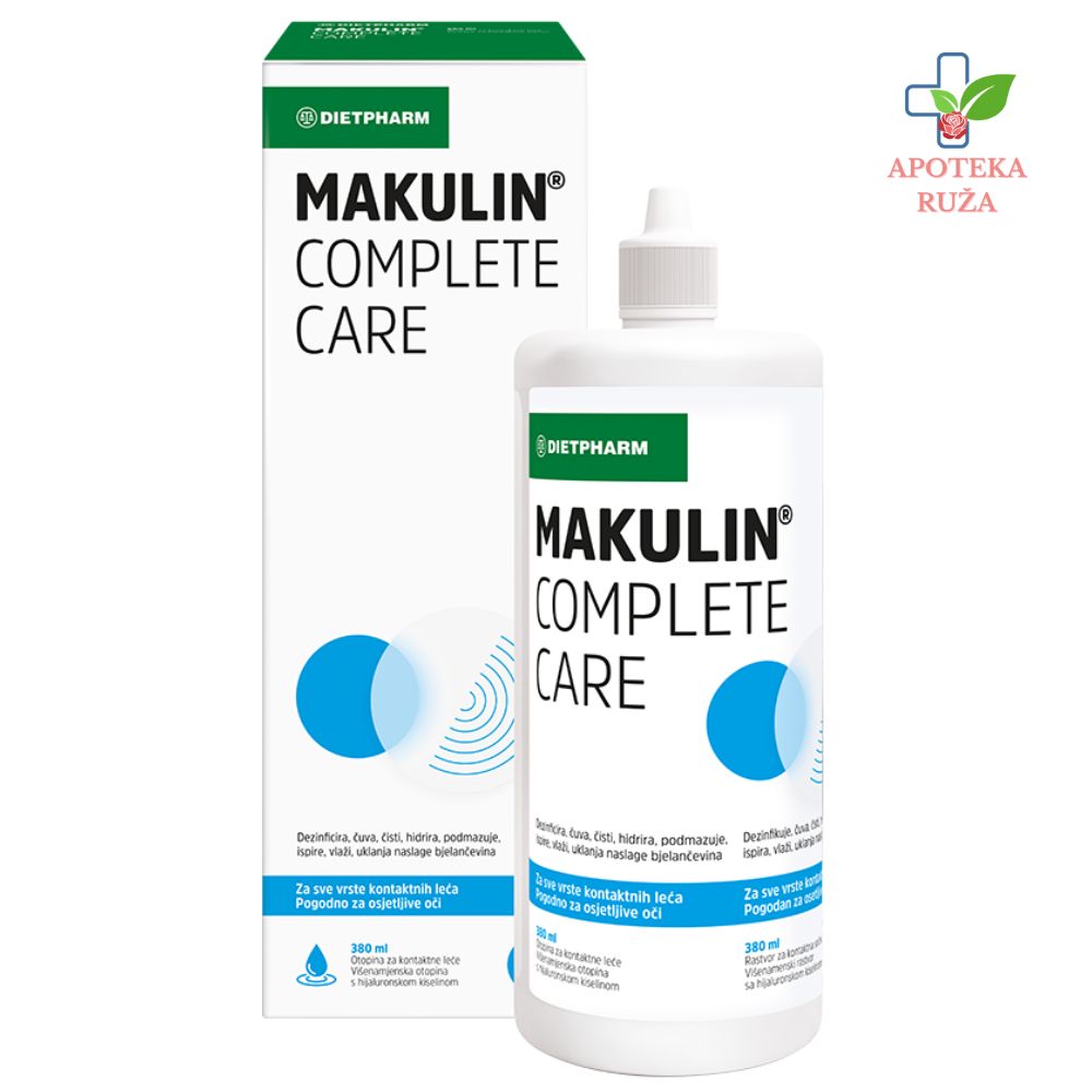 Makulin Complete Care rastvor za održavanje svih vrsta kontaktnih sočiva 380ml