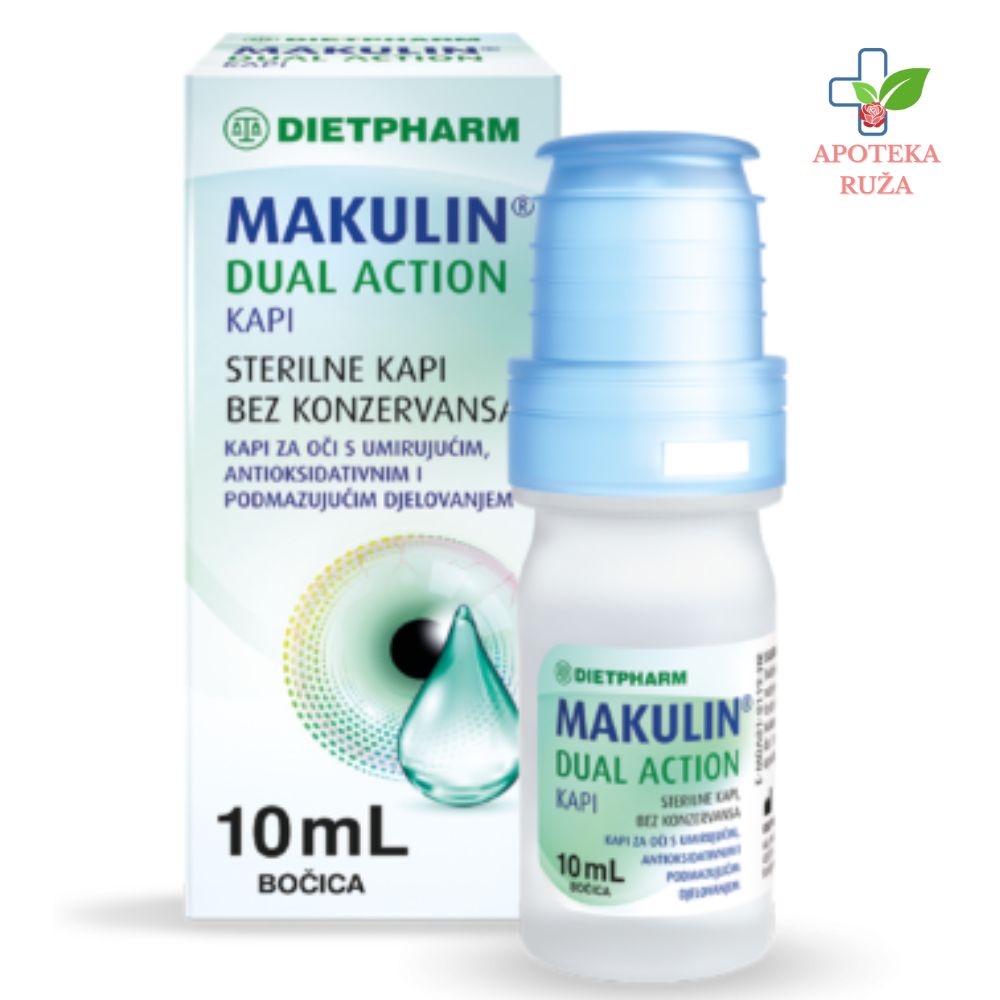 Makulin Dual Action kapi za oči protiv alergije i za vlaženje oka 10ml