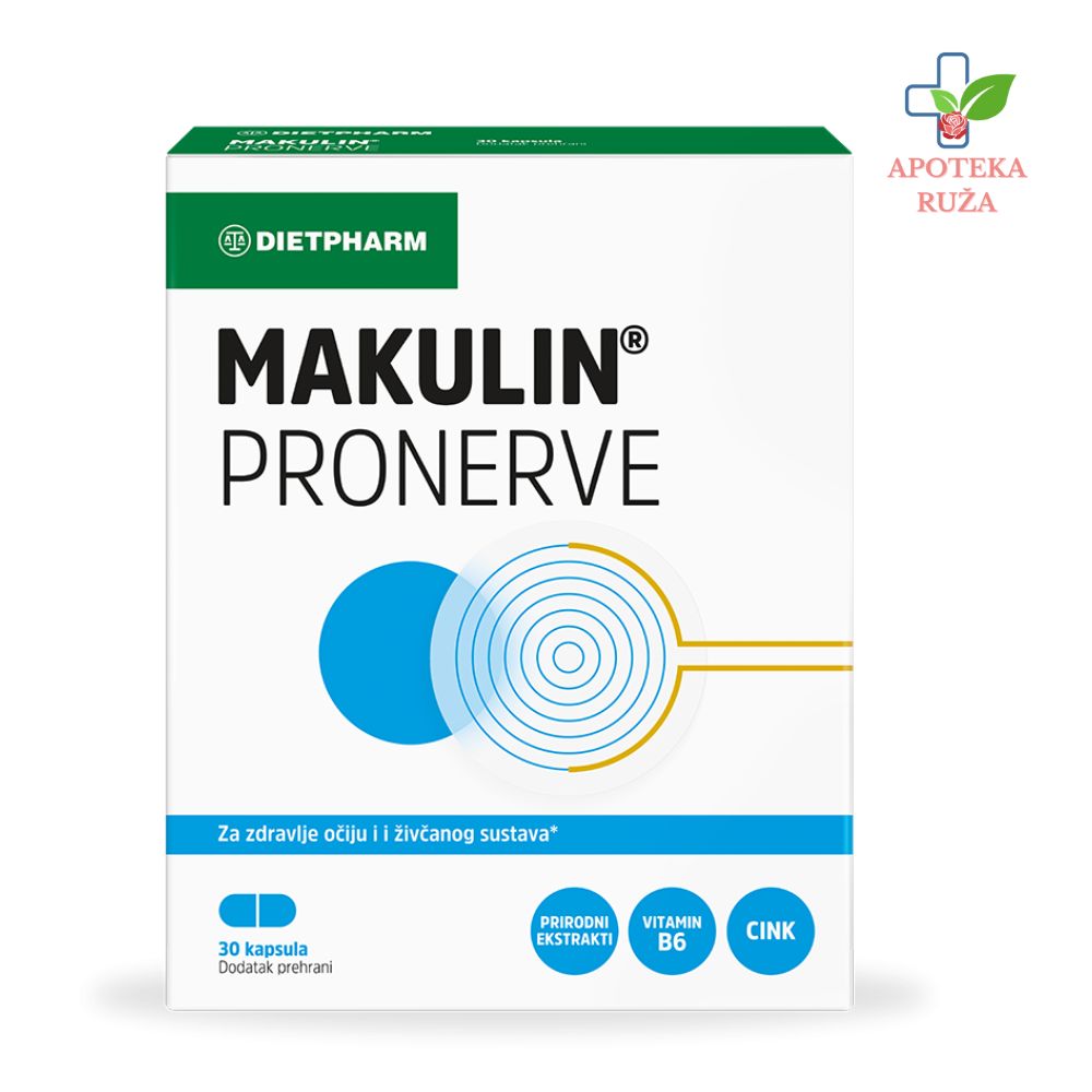 Makulin Pronerve za zaštitu očnog nerva i bolji vid 30 kapsula