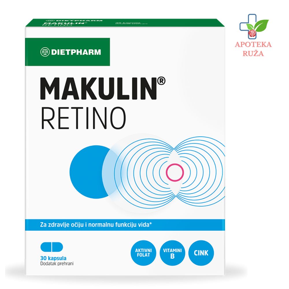 Makulin Retino za bolji vid 30 kapsula
