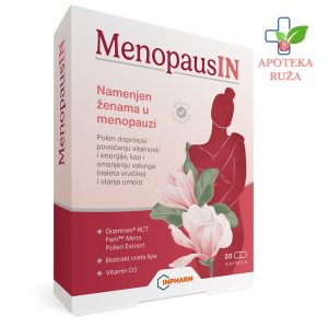 Menopausin protiv simptoma menopauze 30 kapsula