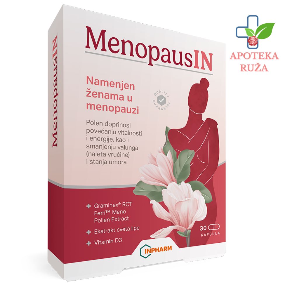 Menopausin protiv simptoma menopauze 30 kapsula