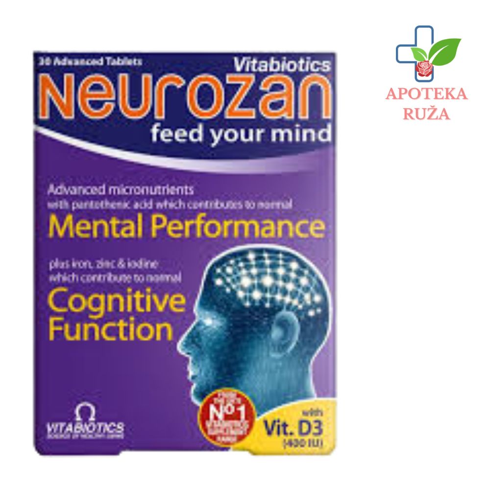 Neurozan za očuvanje moždane funkcije 30 tableta