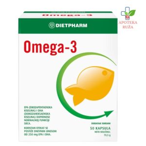 Omega-3 za zdravlje očiju, srca i vida 50 kapsula