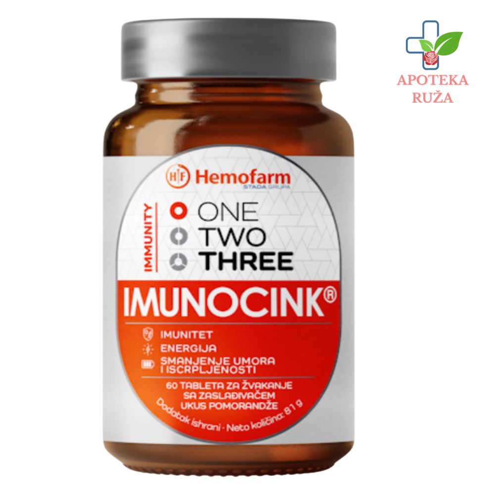 One Two Three Imunocink za odrasle 60 tableta za žvakanje