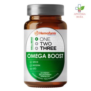 One Two Three Omega Boost za zdravo srce 30 kapsula