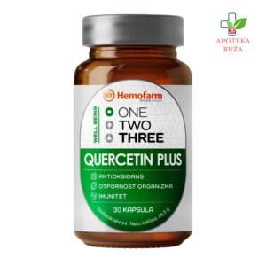 One Two Three Quercetin Plus protiv alergije 30 kapsula