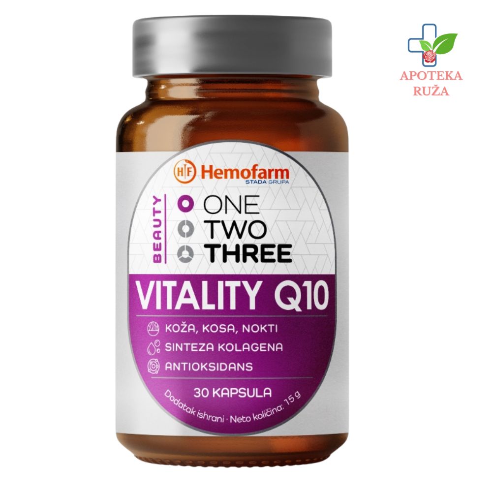 One Two Three Vitality Q10 30 kapsula