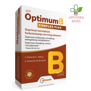 Optimum B complex plus - kompleks B vitamina 30 kapsula