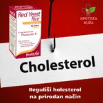 Red Yeast Rice za snižavanje holesterola na bazi crvenog pirinča 90 tableta (za 3 meseca terpije) HealthAid