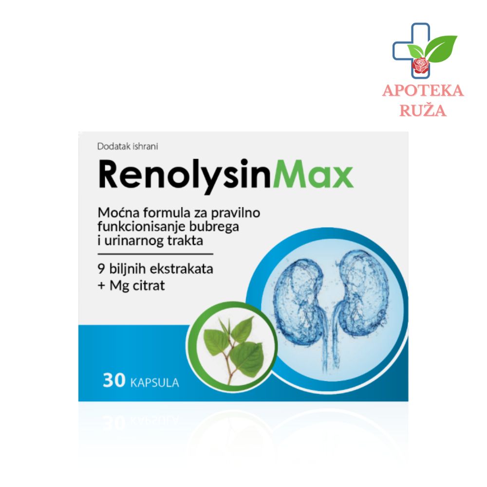 Renolysin Max protiv kamena i peska u bubrezima 30 tableta