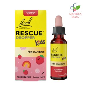 Rescue Kids (Bach-ova) kapi za decu 3+ sa ukusom jagode za umirenje 10ml