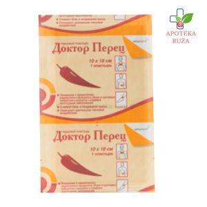 Ruski flaster Doktor Perec protiv bolova 10x18cm 1 komad