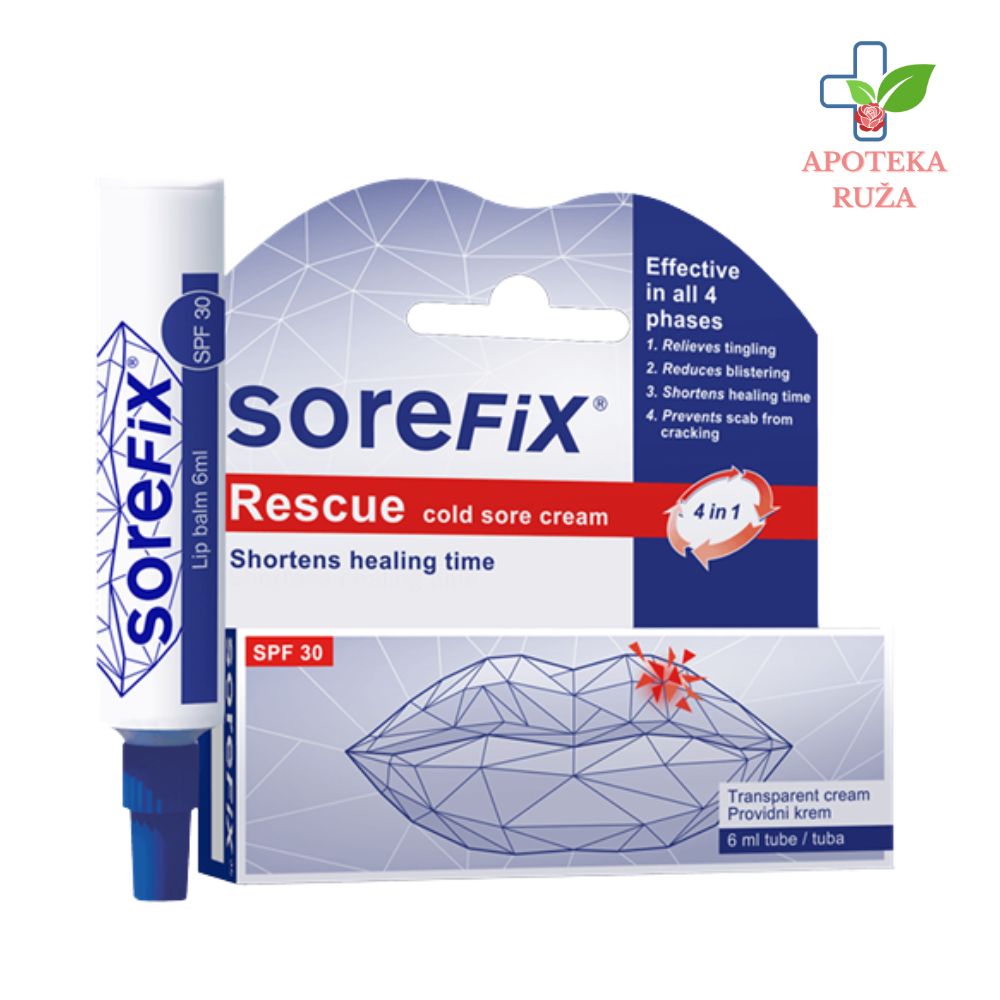 Sorefix Rescue krema protiv herpesa 6ml