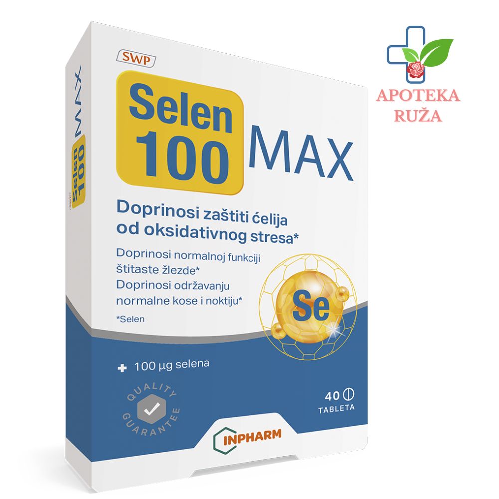 Selen 100 MAX – selen 40 tableta