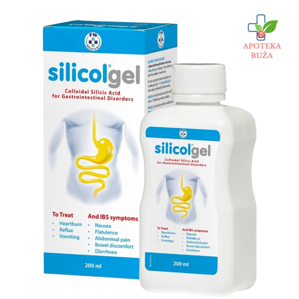 Silicol gel protiv dijareje, mučnine, povraćanja, trovanja, gorušice, gasova i nadutosti 200ml