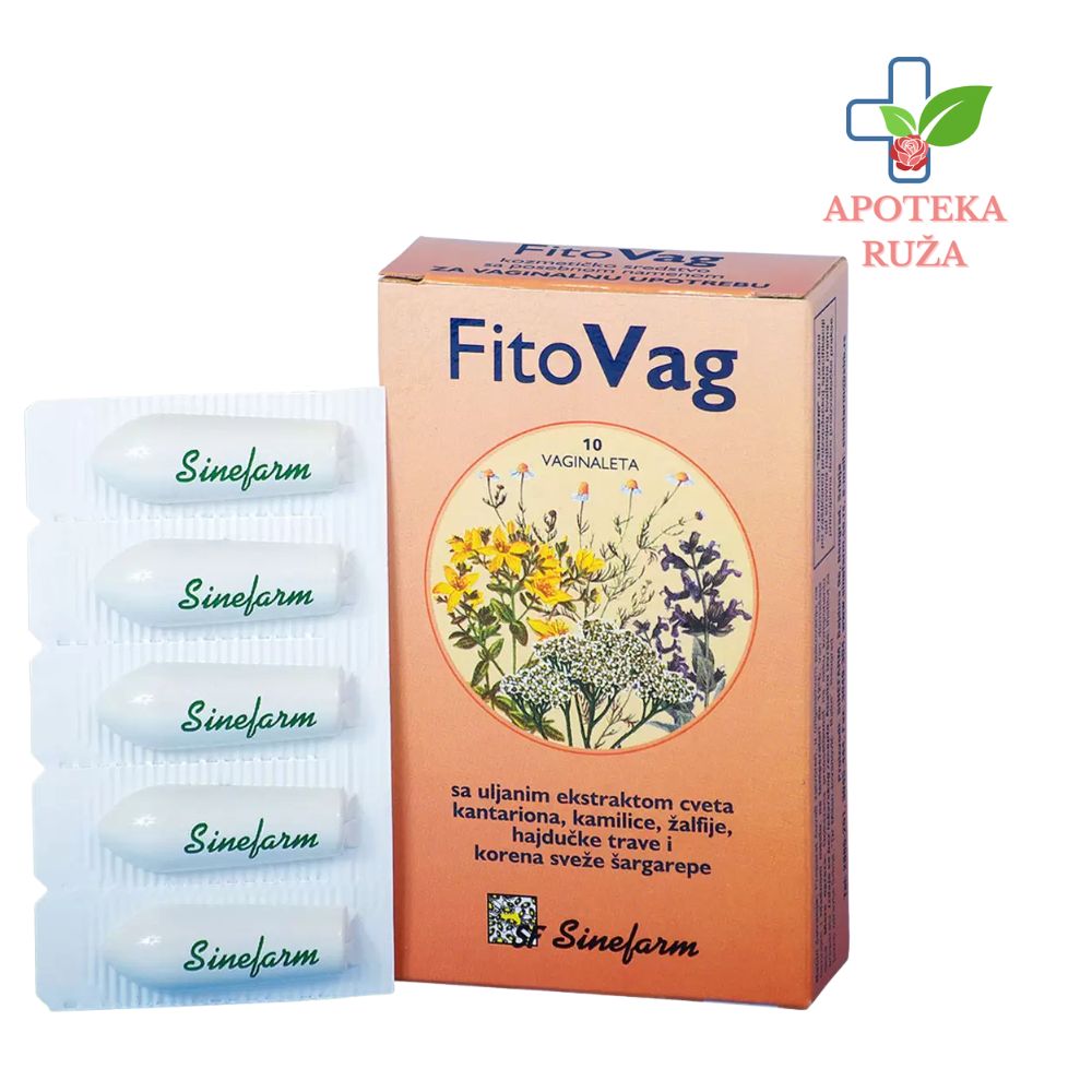 Sinefarm vaginalate sa ekstraktom lekovitog bilja – Fitovag 10 komada