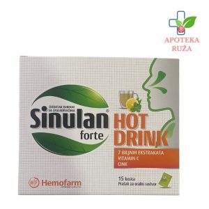 Sinulan Forte Hot Drink za olakšano disanje 15 kesica