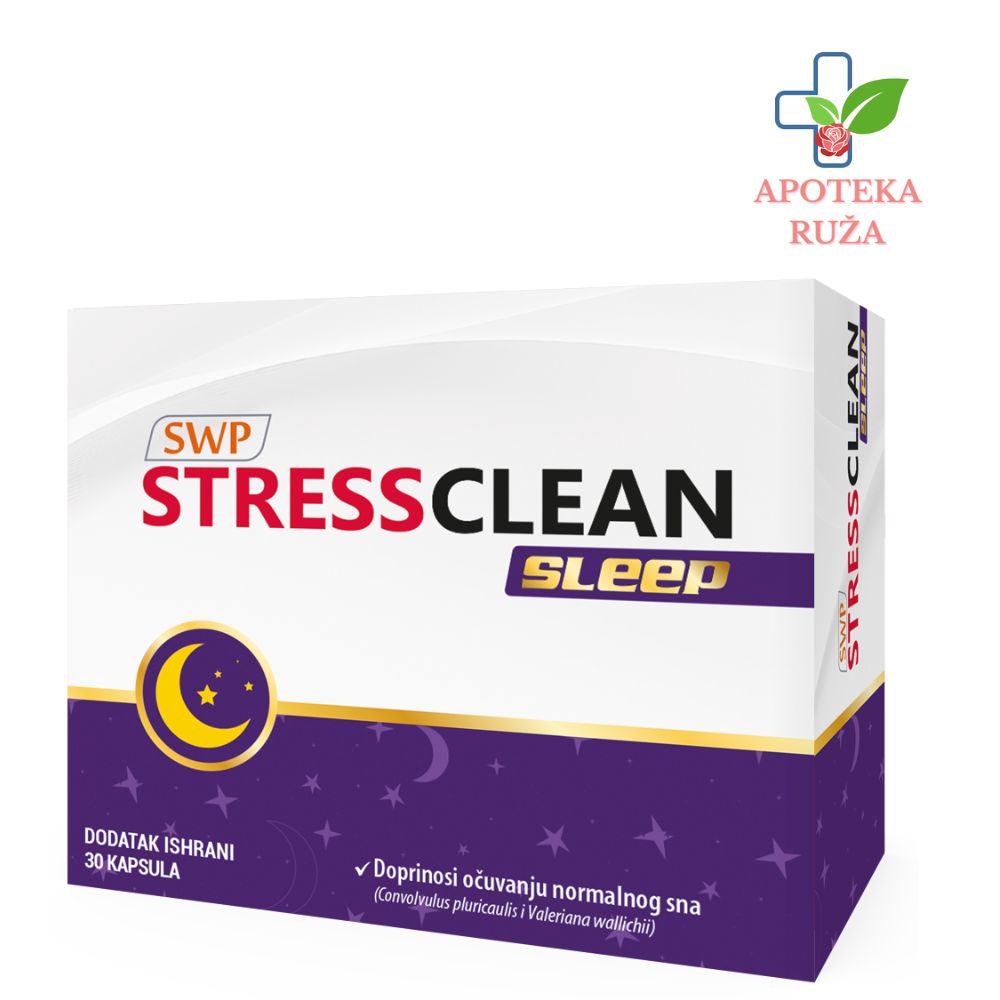 Stressclean Sleep SWP za miran san 30 kapsula