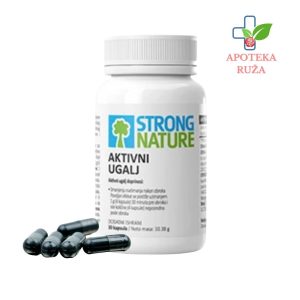 Strong Nature Aktivni ugalj 250 mg 30 kapsula
