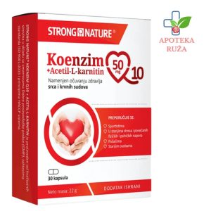 Strong Nature Koenzim Q10 + Acetil-L-karnitin 30 kapsula