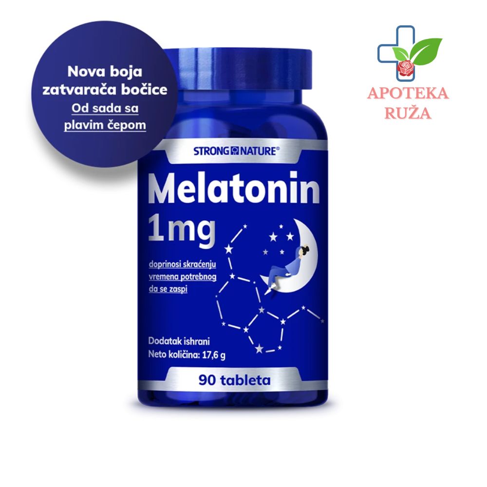 Strong Nature Melatonin 1 mg protiv nesanice 90 tableta