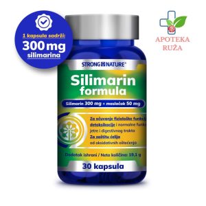 Strong Nature Silimarin formula za detoksikaciju jetre 30 kapsula