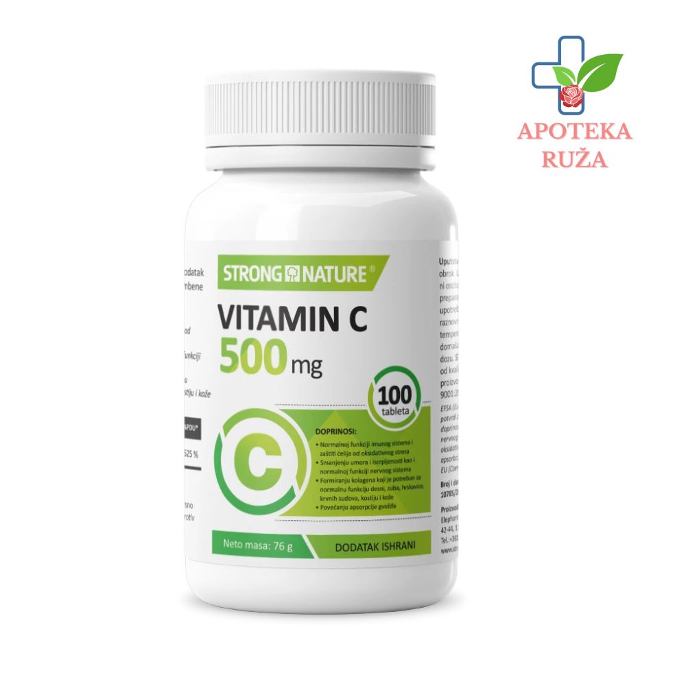 Strong Nature Vitamin C 500 mg 100 tableta