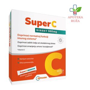 Super C Direkt 500 mg - vitamin C  20 kesica