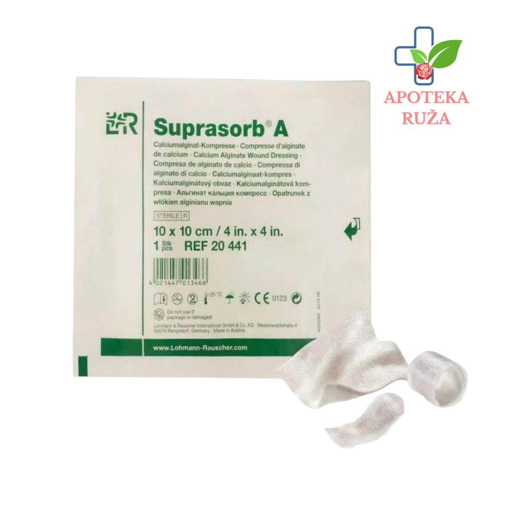 Suprasorb A kompresa sa kalcijum-alginatom 10cmx10cm
